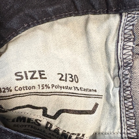 Kimes Ranch Olivia Dark Blue Flare wide leg Jeans sz 2 inseam 30 - Picture 7 of 7